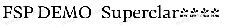 FSP DEMO   Superclar字体转换